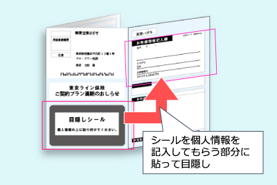 個人情報を隠す返信はがきとは？